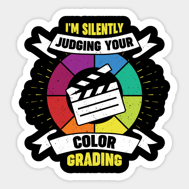 Funny Color Grading Video Editing Editor Gift Sticker by Dolde08